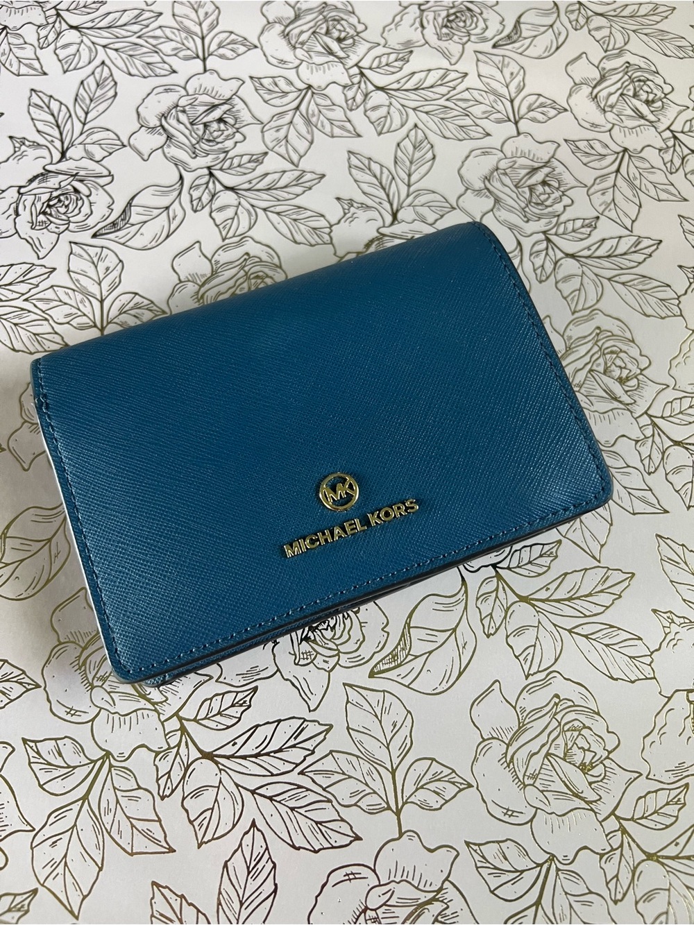 Michael Kors blue wallet